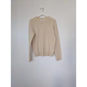 UNIQLO Off-White Wool Sweater (Size: S)